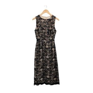 Korovilas Theodora Lace Midi Dress